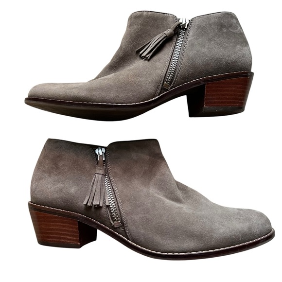 Vionic Serena Women’s Gray Leather Ankle Boots size 9 - Picture 9 of 12